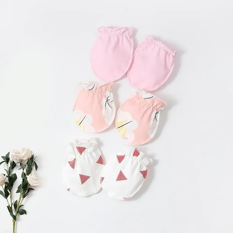 3-piece Baby Anti-scratch Gloves Children's Clothing