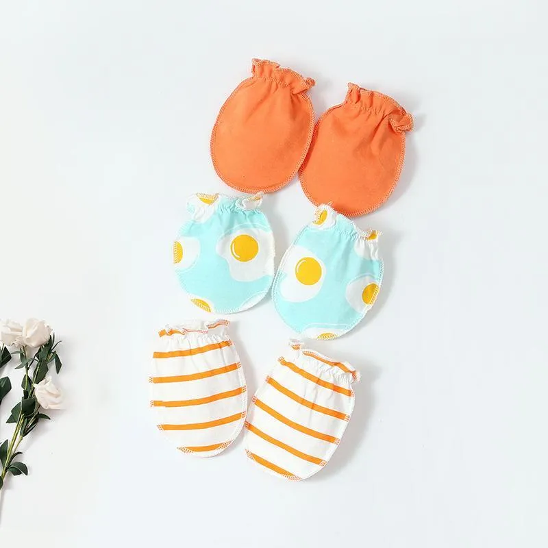 3-piece Baby Anti-scratch Gloves Children's Clothing