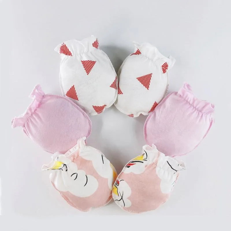 3-piece Baby Anti-scratch Gloves Children's Clothing