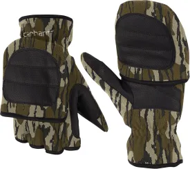 Carhartt Men's Hunt Fleece Camo Flip Mitten