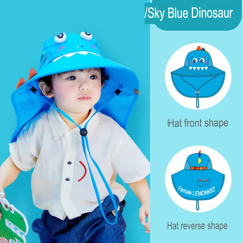 children's sun hat summer fisherman hat sun hat outdoor sunshade children's hat