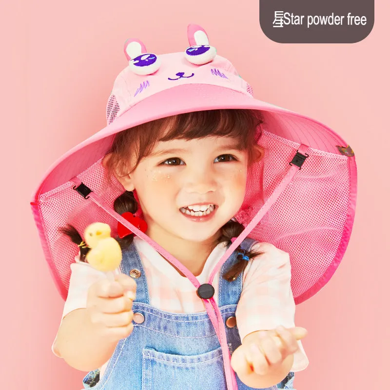 children's sun hat summer fisherman hat sun hat outdoor sunshade children's hat