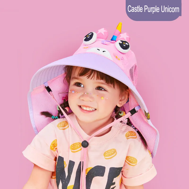 children's sun hat summer fisherman hat sun hat outdoor sunshade children's hat
