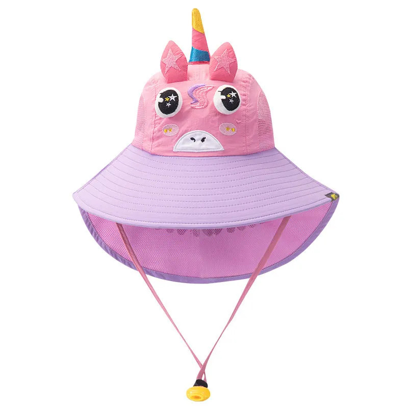 children's sun hat summer fisherman hat sun hat outdoor sunshade children's hat