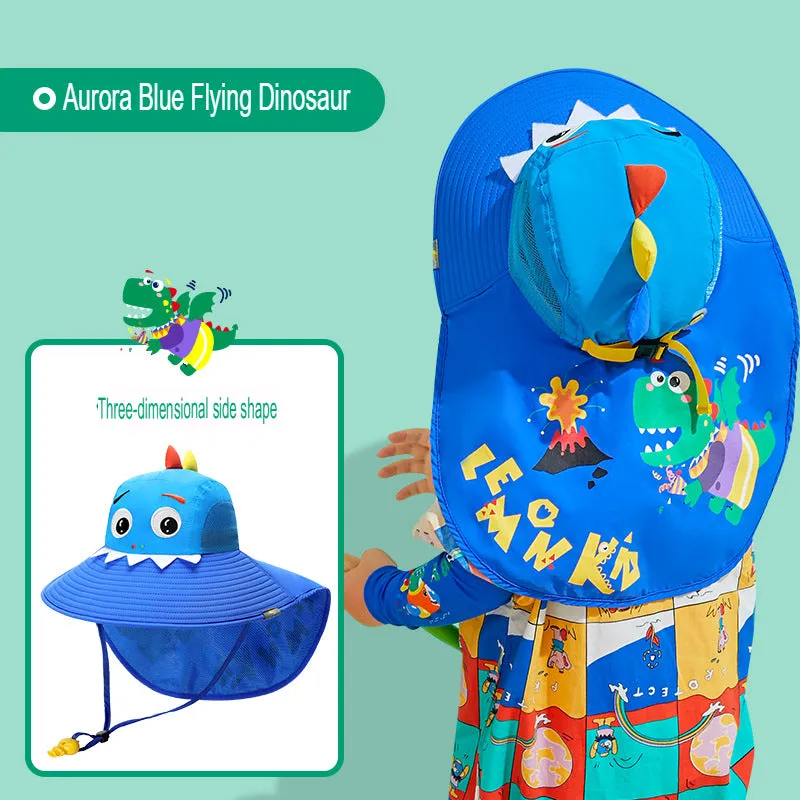 children's sun hat summer fisherman hat sun hat outdoor sunshade children's hat