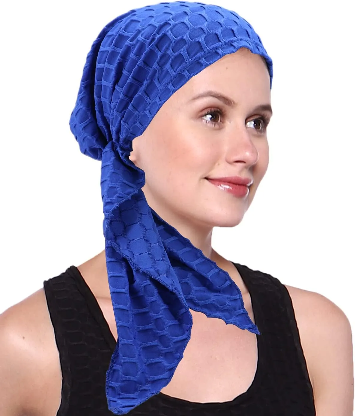 Coolwife Womens Chemo Cancer Turbans Cap Pre-Tied Hair Cover Wrap Hats Sleep Scarf Headwrap