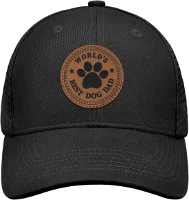 Dog Dad Hats,Gifts for Dog Lover,Dogs Gifts for Dad,Birthday Gift for Men,Dogdad Trucker Hat Mesh-Back Baseball Cap