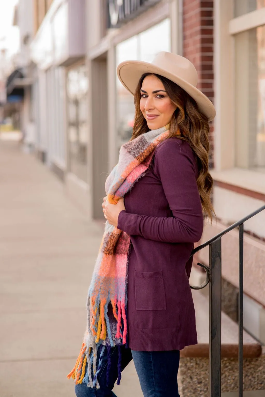 Fuzzy Wonders Multi Colored Scarf