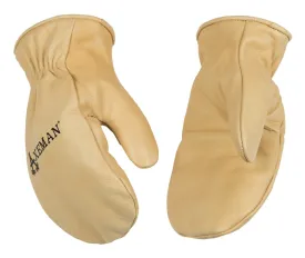 Heatkeep 1930-KS Mitt Shell Kid's Gloves, S, Angled Wing Thumb, Easy-On, Shirred Elastic Wrist Cuff, Tan :PR: QUANTITY: 1