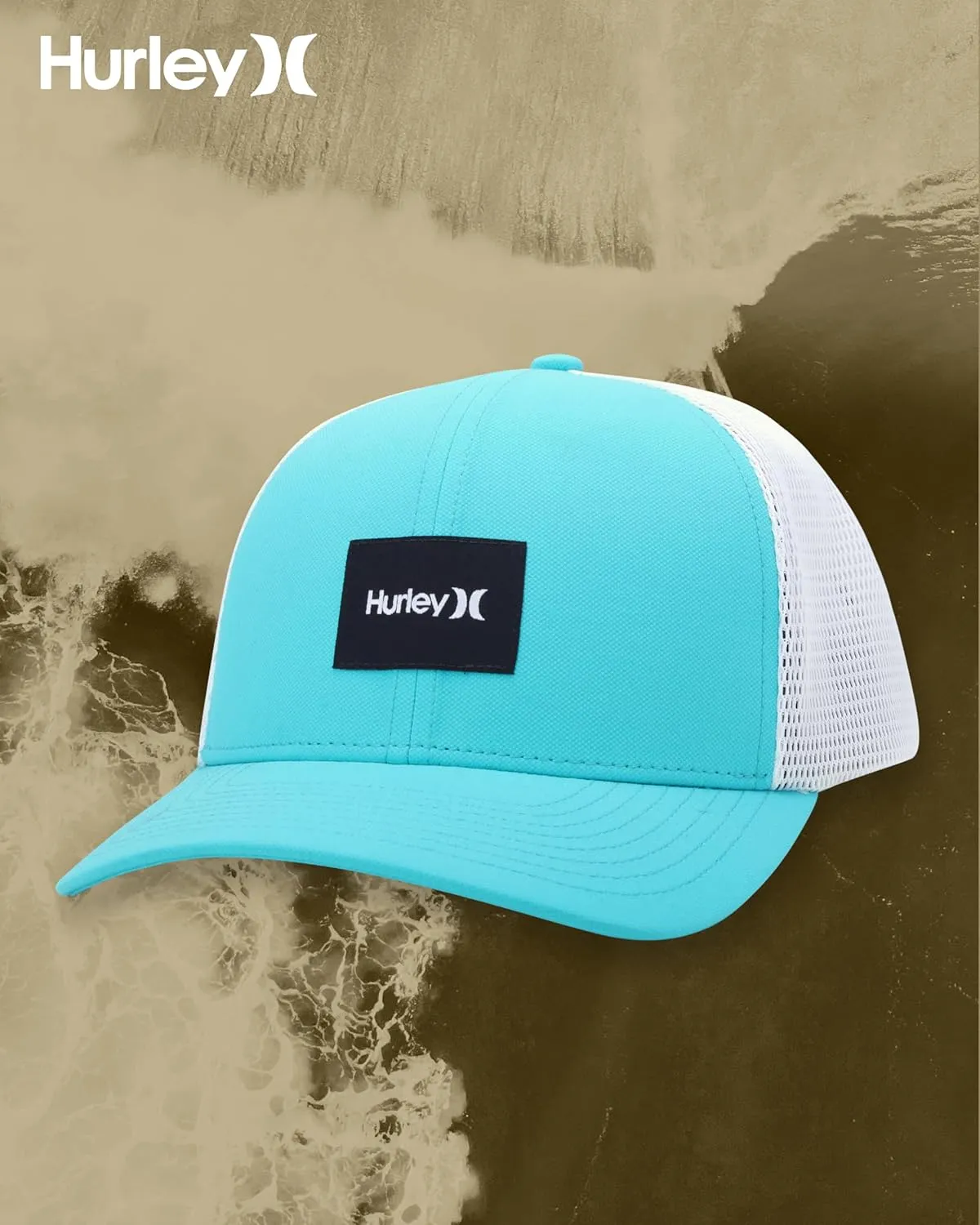 Hurley Men's Snap Back Hats - Fairway Trucker Mesh Baseball Cap Hats for Men