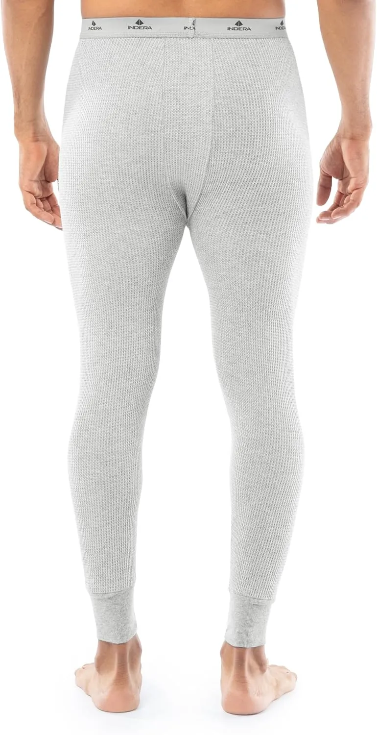 Indera Men's Traditional Waffle Thermal Long Johns Underwear