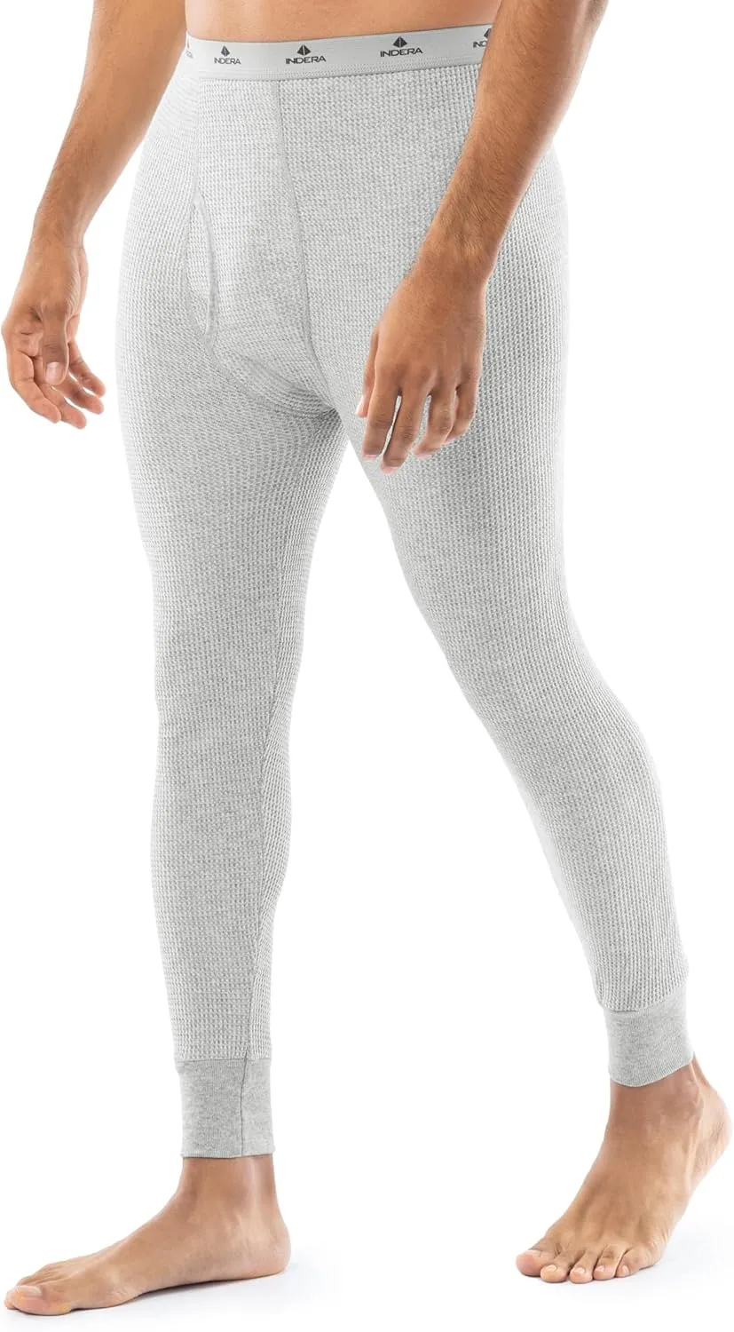 Indera Men's Traditional Waffle Thermal Long Johns Underwear