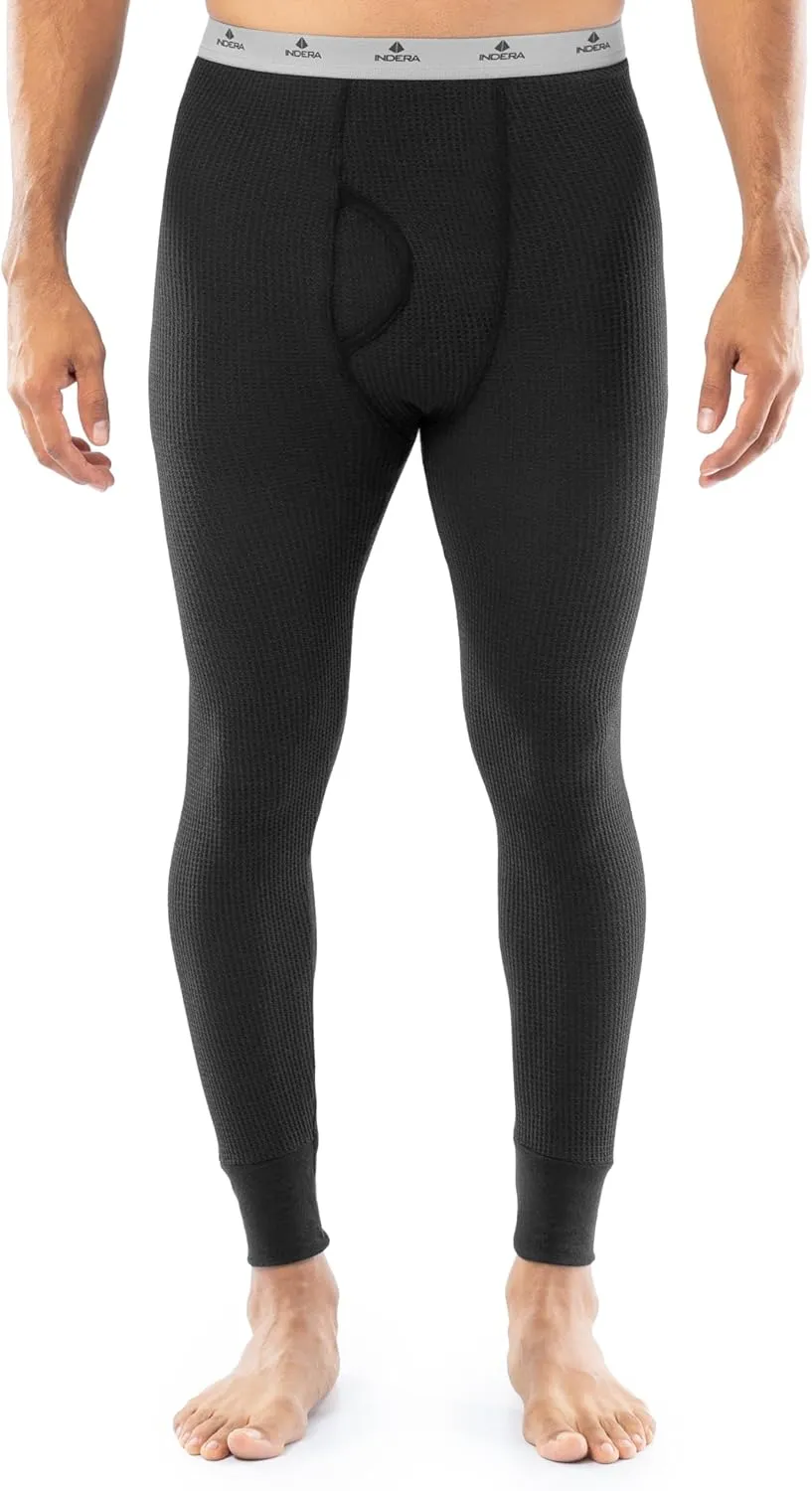 Indera Men's Traditional Waffle Thermal Long Johns Underwear