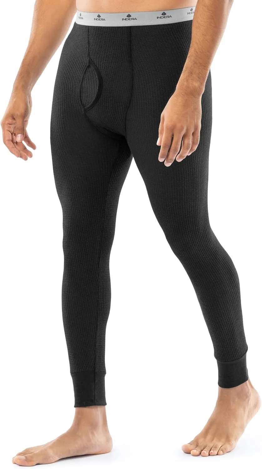 Indera Men's Traditional Waffle Thermal Long Johns Underwear