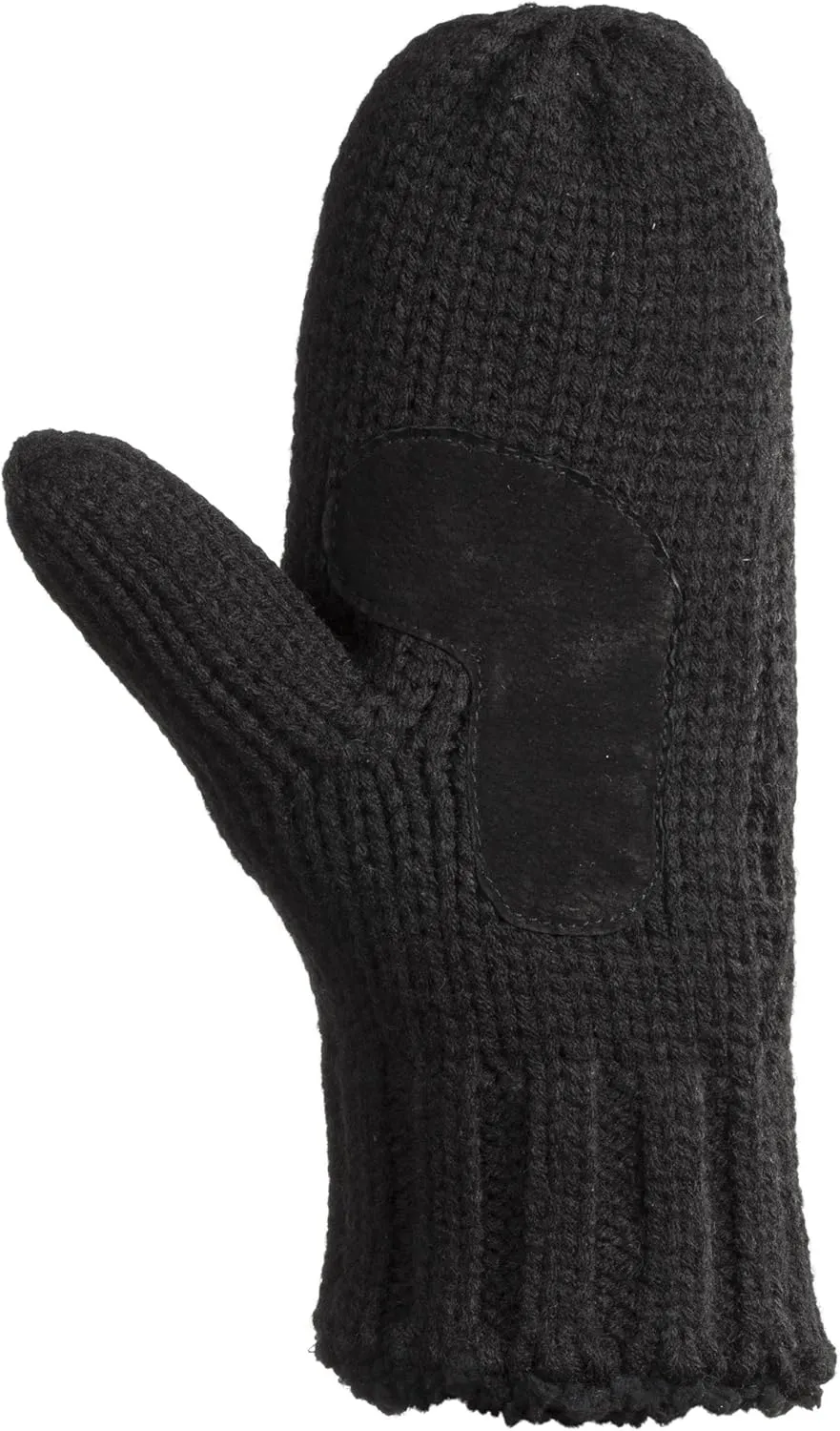 isotoner Women's Chunky Cable Knit Sherpasoft Mittens