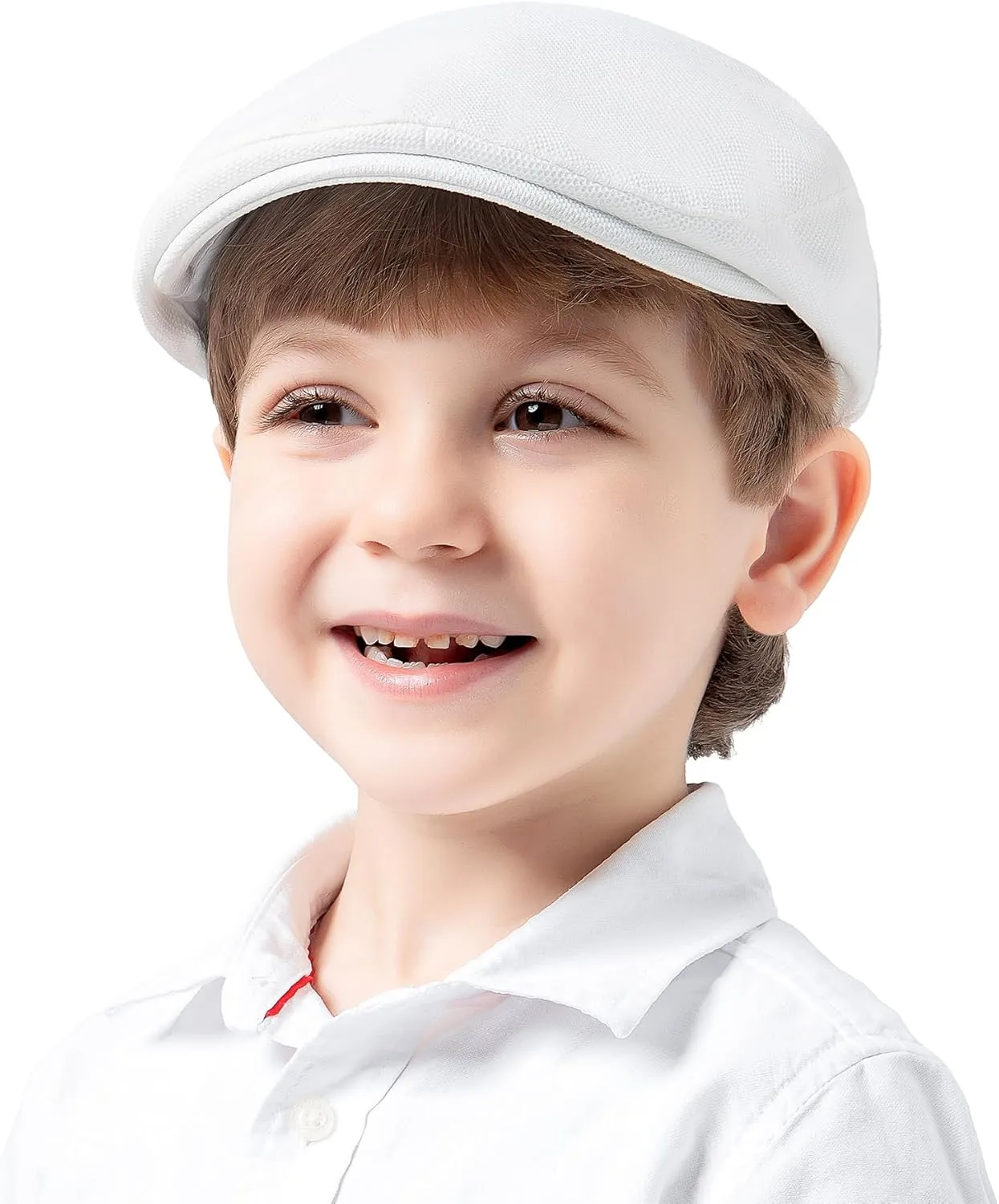 Jastore Kids Vintage Newsboy Cap Toddler Tweed Beret Hat Cabbie Hat Little Kids Driver Cap Ivy Gatsby Cap