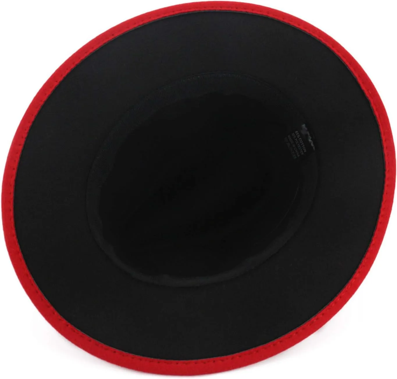 Jazz for Men Red Panama Casual Tone Wool Wide Hat Hat Fedora Women Bottom Two Hats Hat Storage for Baseball Caps