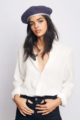 Lennon Women Beret - Washed Navy