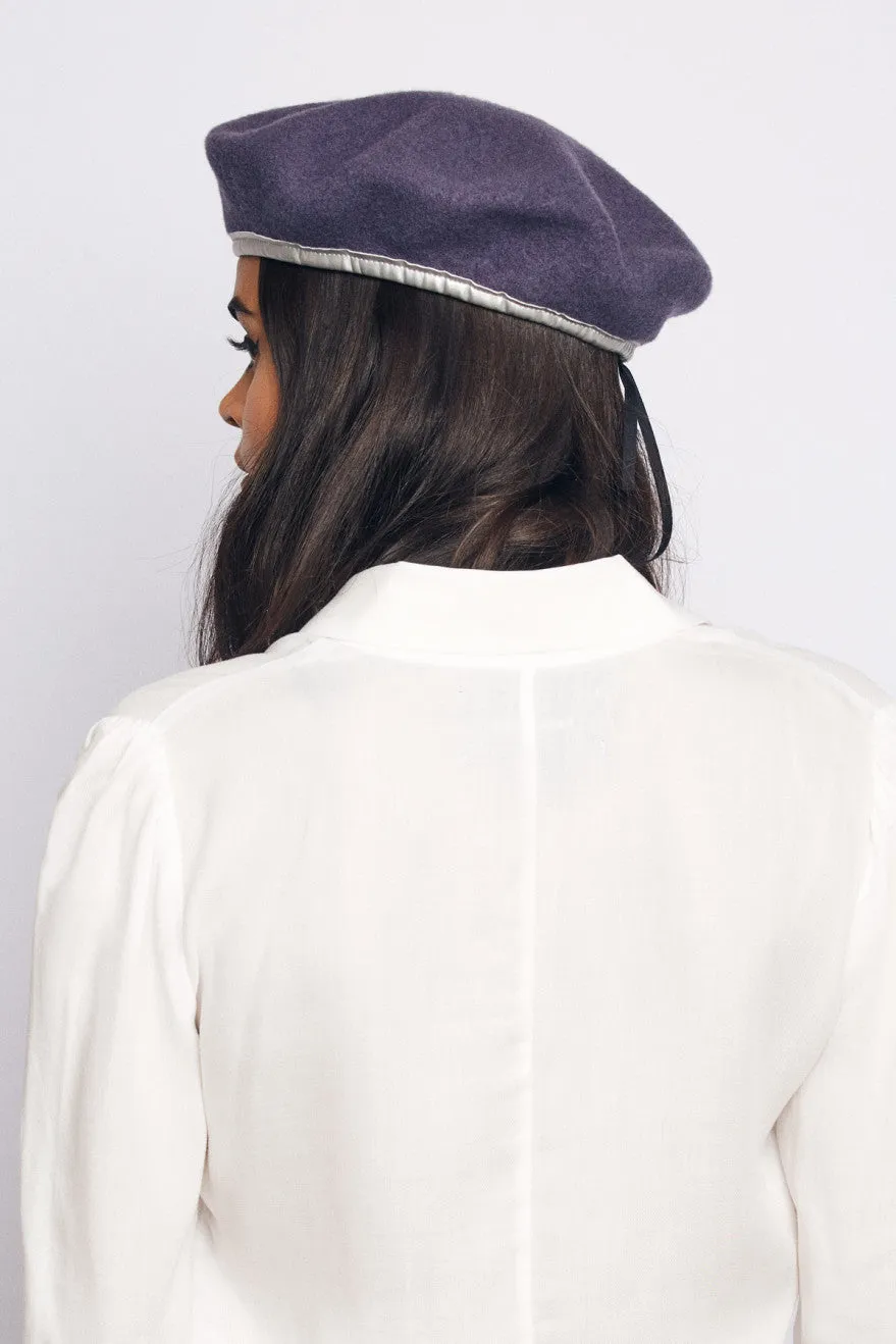Lennon Women Beret - Washed Navy