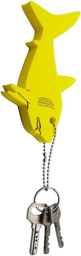 Liangery Floating Keychain for Boat Keys Marine Fishing Float Key Chain in Shark Style Floating Key Ring with Great Buoyance