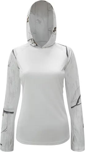 LOOGU Women's UPF 50  Sun Protection Hoodies Shirts Long Sleeve Lightweight Quick Dry UV Fishing Hking Outdoor