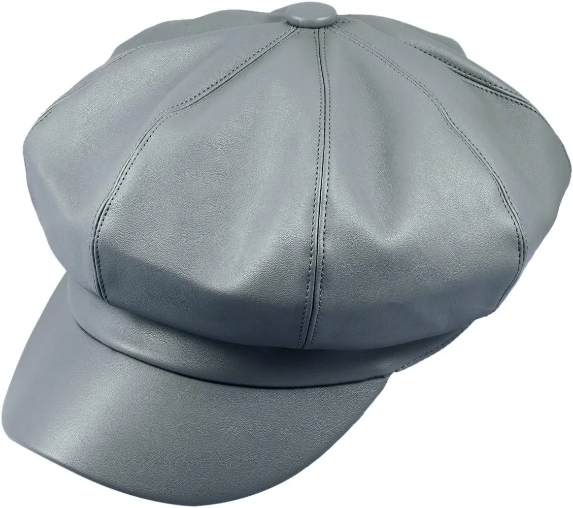 moonsix Newsboy Hat,Plain Cabbie Visor Beret Gatsby Ivy Caps for Women
