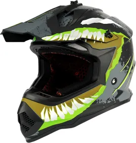Orthrus Greyhound Off-Road Helmet: Ultimate Safety and Performance for Adult ATV, Motorcross, Dirt Bike, and Snowmobile Enthusiasts - Devour Yellow (Size L)