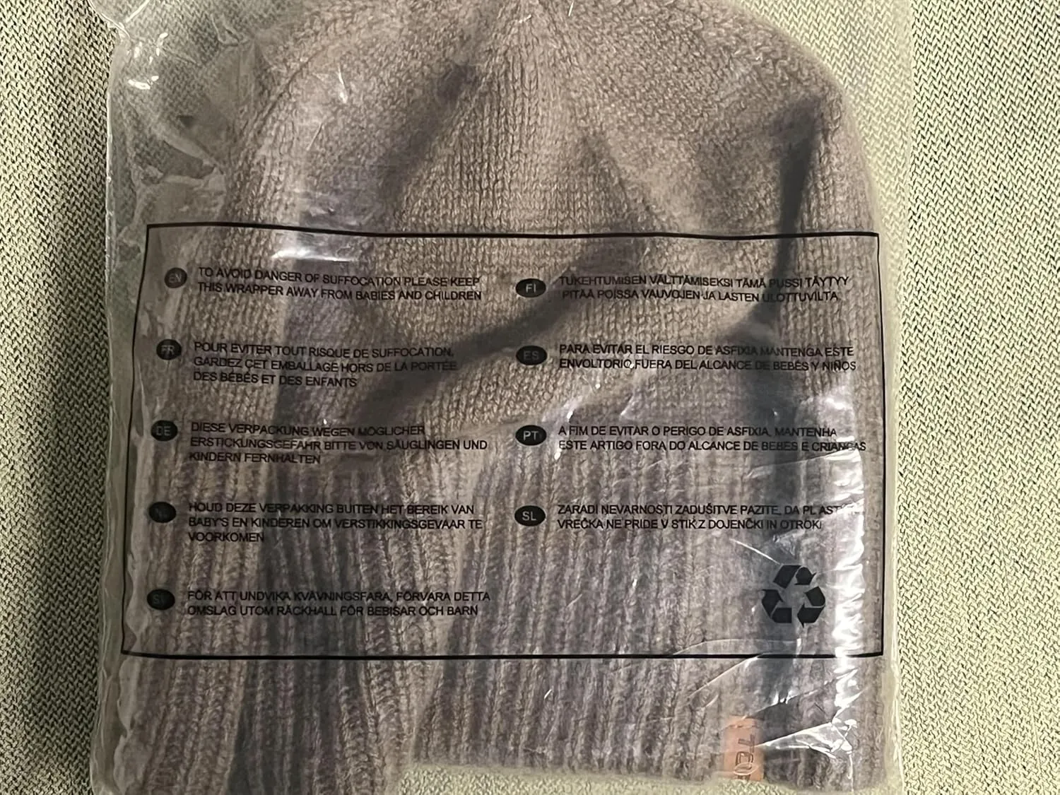Oversize L/XL/XXL Merino Wool Blend Short Fisheman Beanie Lightweight Warm Hat for Cold Weather Winter