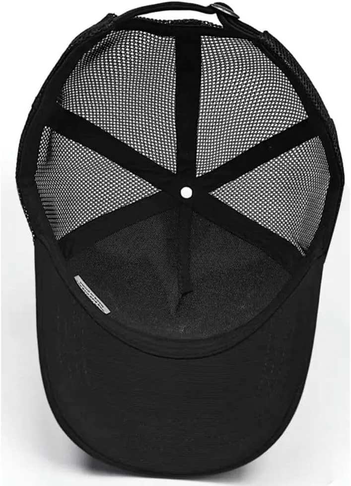 Oversize XXL Mesh Trucker Hat for Men Big Head Hats High Crown Baseball Cap Adjustable 23.6"-25.6"
