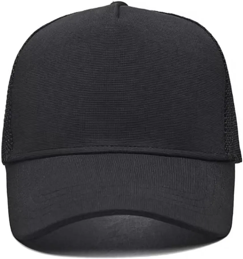 Oversize XXL Mesh Trucker Hat for Men Big Head Hats High Crown Baseball Cap Adjustable 23.6"-25.6"