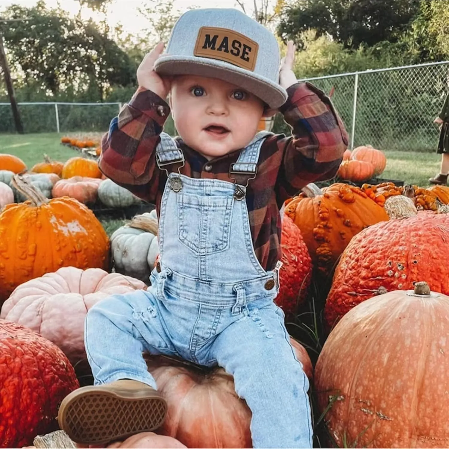 Personalized Toddler Hats, Custom Name Baseball Caps with Adjustable Snapback, Truck Cap for Infants Kids and Adults