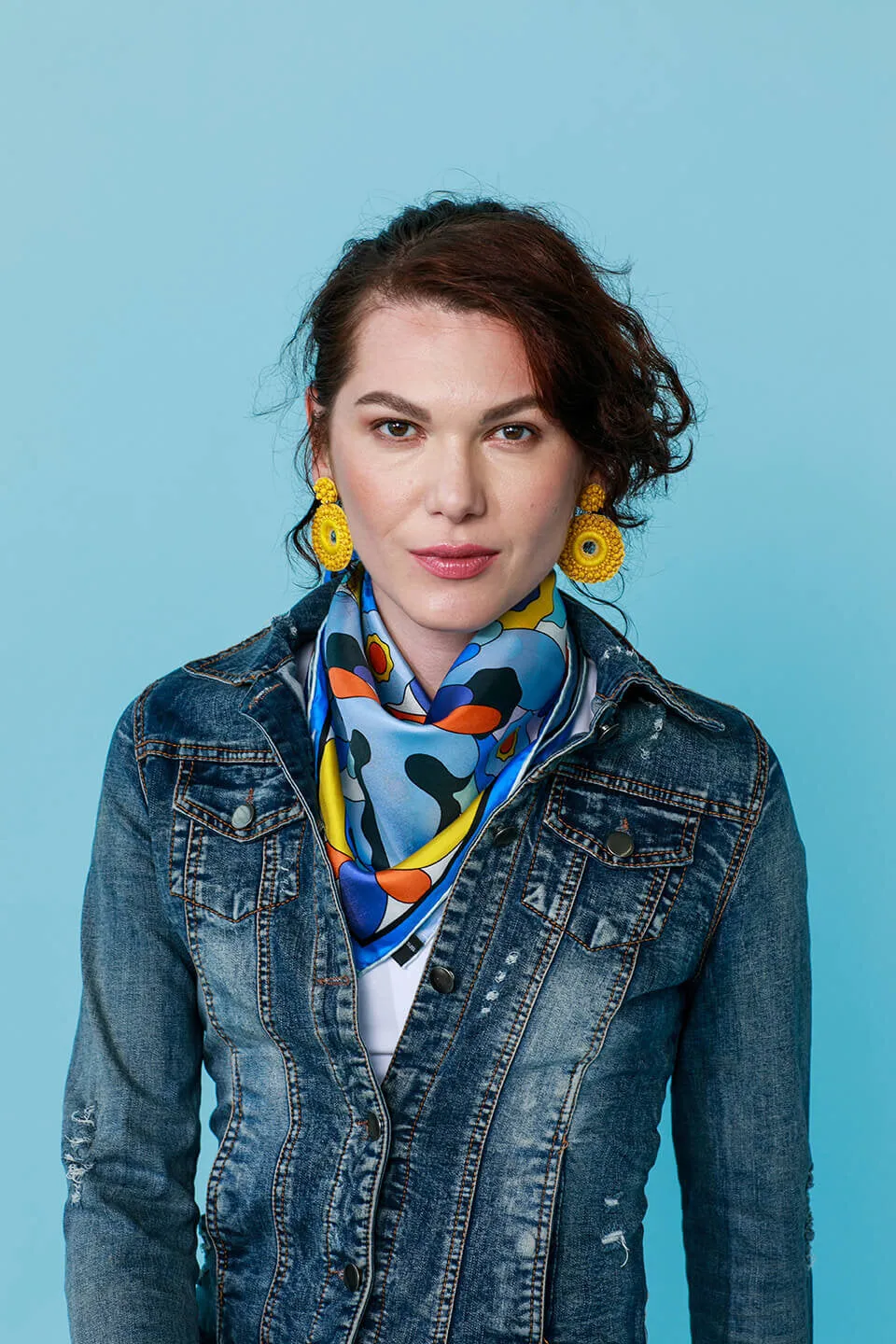 Silk Scarf Of Ocean Imagination