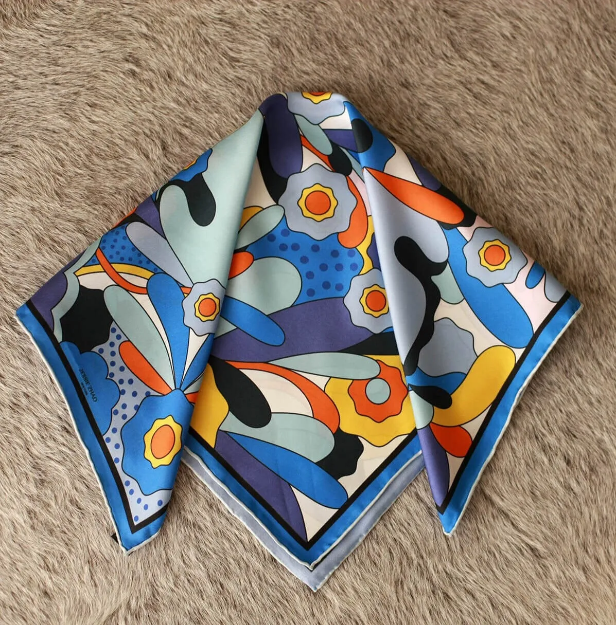Silk Scarf Of Ocean Imagination