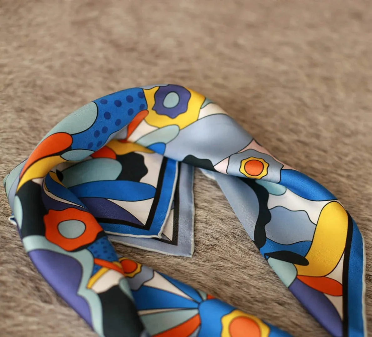 Silk Scarf Of Ocean Imagination