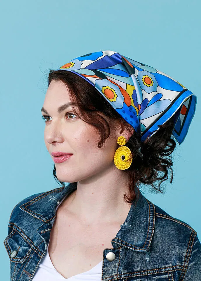 Silk Scarf Of Ocean Imagination