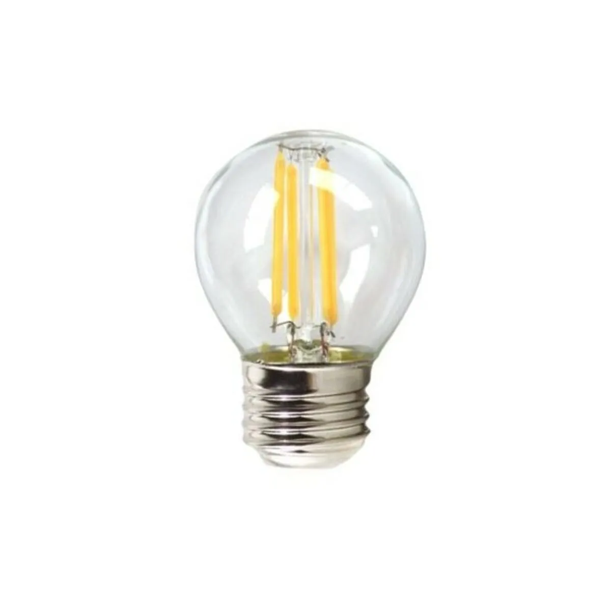 Spherical LED Light Bulb Silver Electronics 1960327 E27 4W 3000K A   (Warm light)