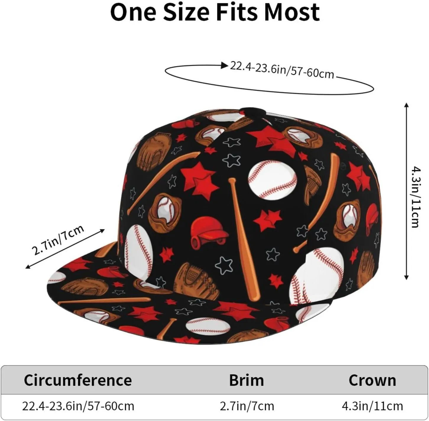 Supdreamc Casual Baseball Cap Hat Snapback Cap Hip Hop Trucker Hat for Dance Hiking