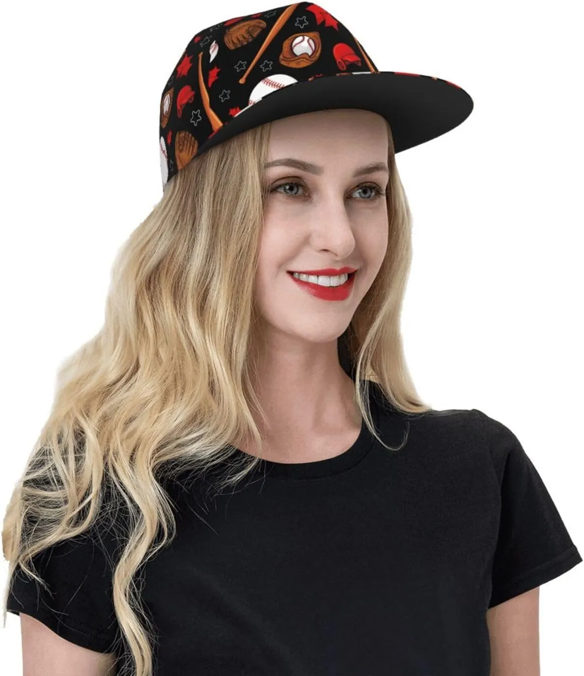 Supdreamc Casual Baseball Cap Hat Snapback Cap Hip Hop Trucker Hat for Dance Hiking
