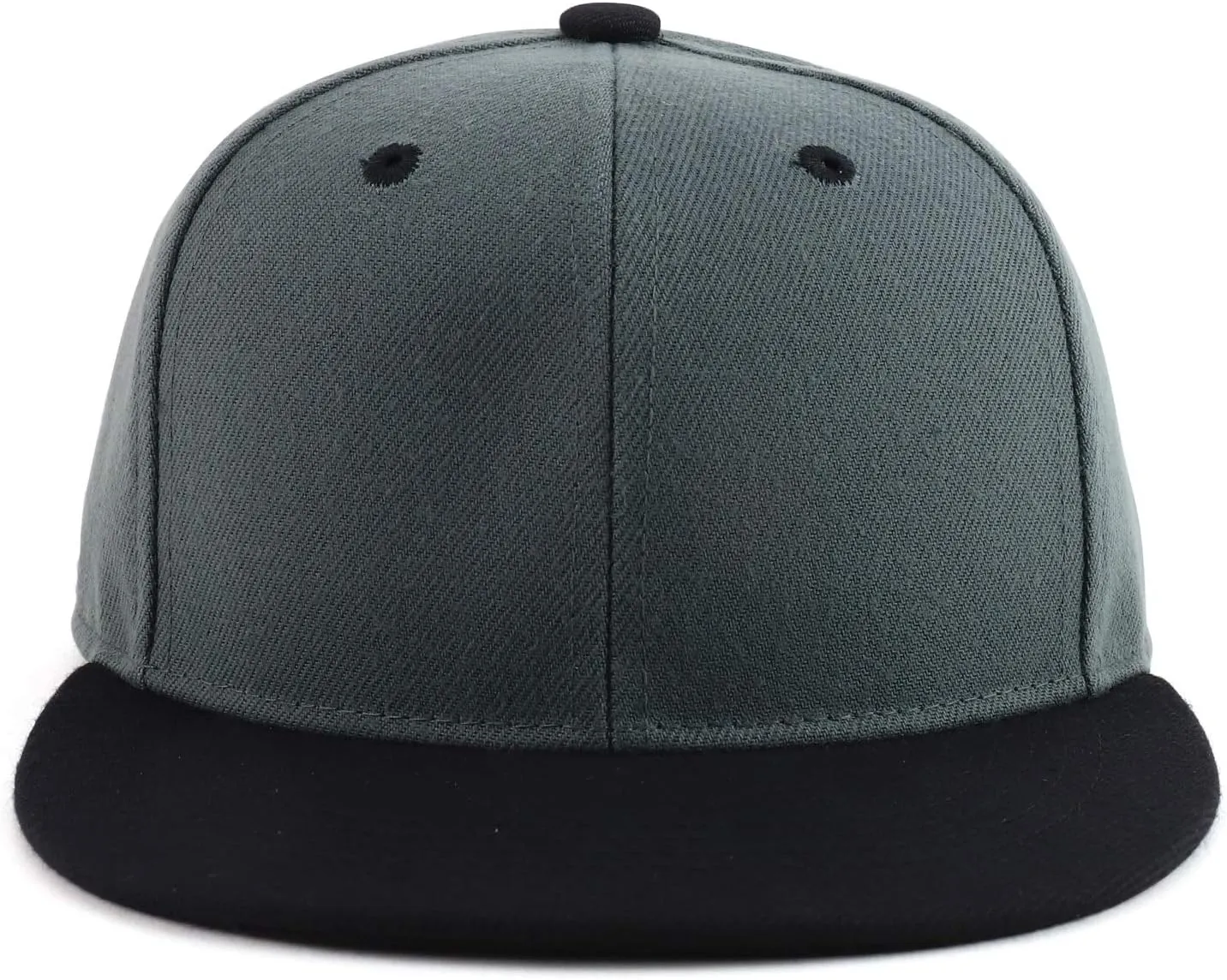 Trendy Apparel Shop Infant to Toddler Kid's Plain Structured Flatbill Snapback Cap
