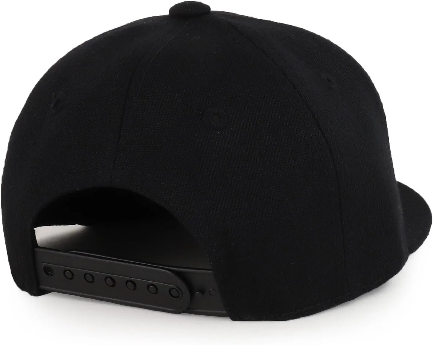 Trendy Apparel Shop Infant to Toddler Kid's Plain Structured Flatbill Snapback Cap