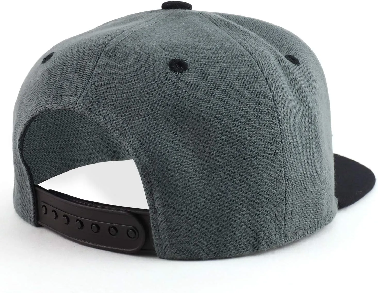 Trendy Apparel Shop Infant to Toddler Kid's Plain Structured Flatbill Snapback Cap