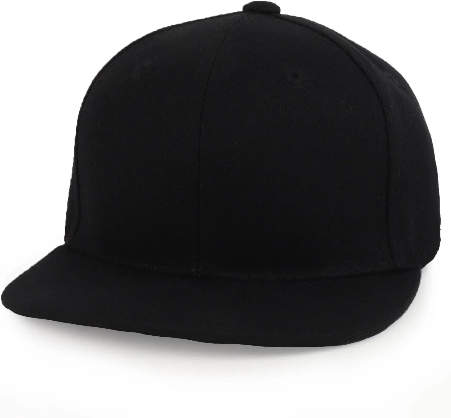 Trendy Apparel Shop Infant to Toddler Kid's Plain Structured Flatbill Snapback Cap