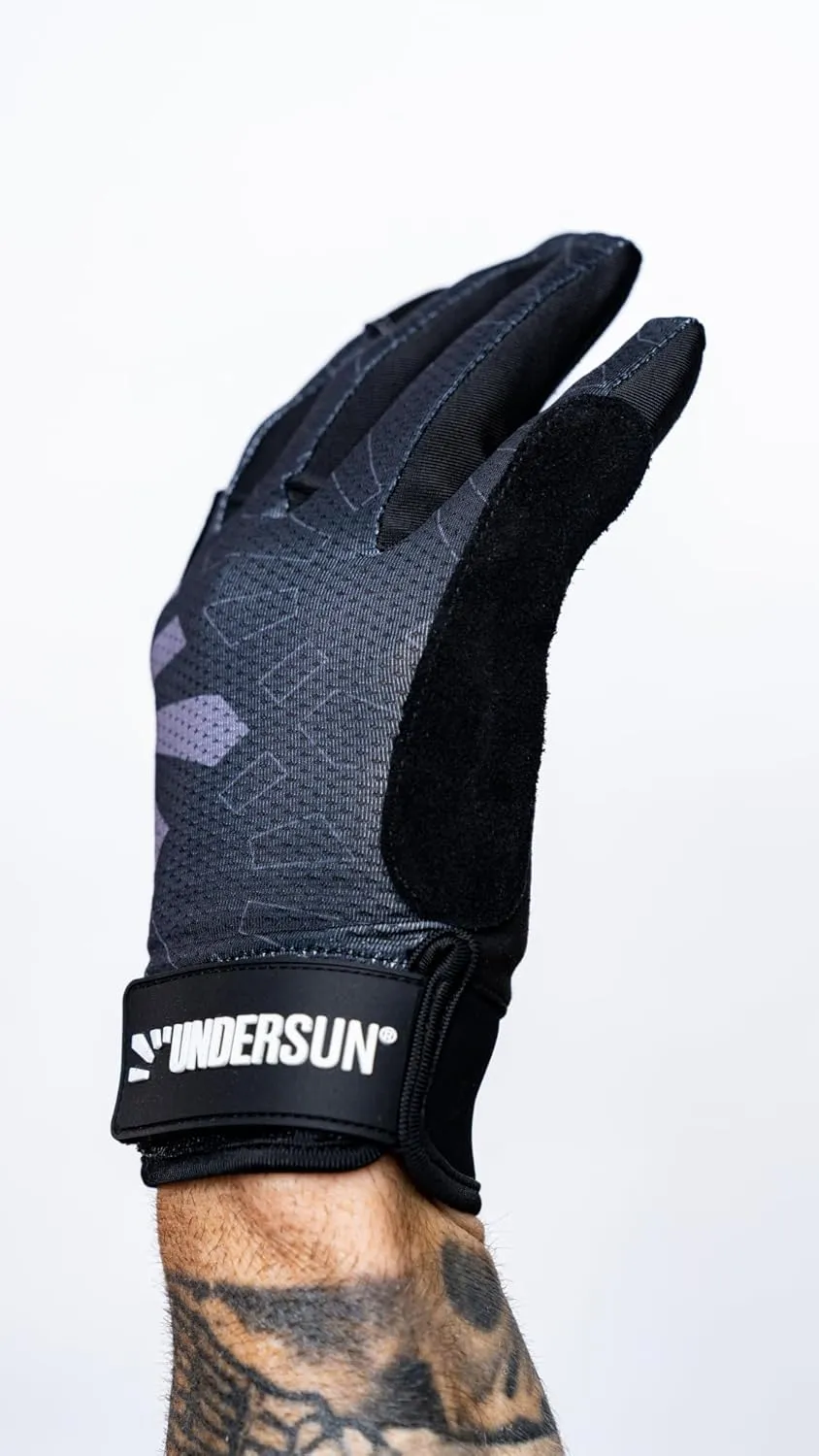 Undersun Workout Gloves - Full Palm Protection & Extra Grip, Gym Gloves for Resistance Bands, Weight Lifting, Training, Fitness, Exercise (Men & Women)