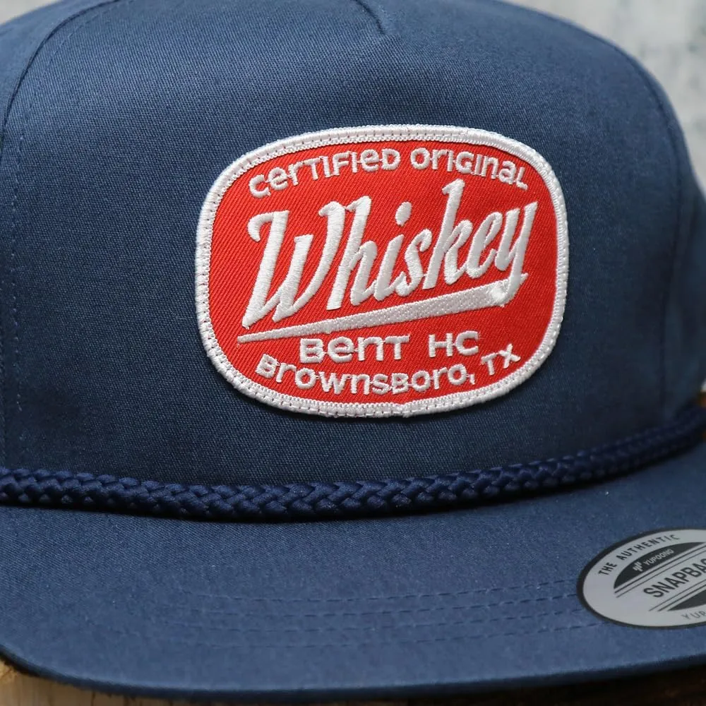 WHISKEY BENT HAT CO. Certified Original Whiskey Bent Patch Adjustable Snapback Hat
