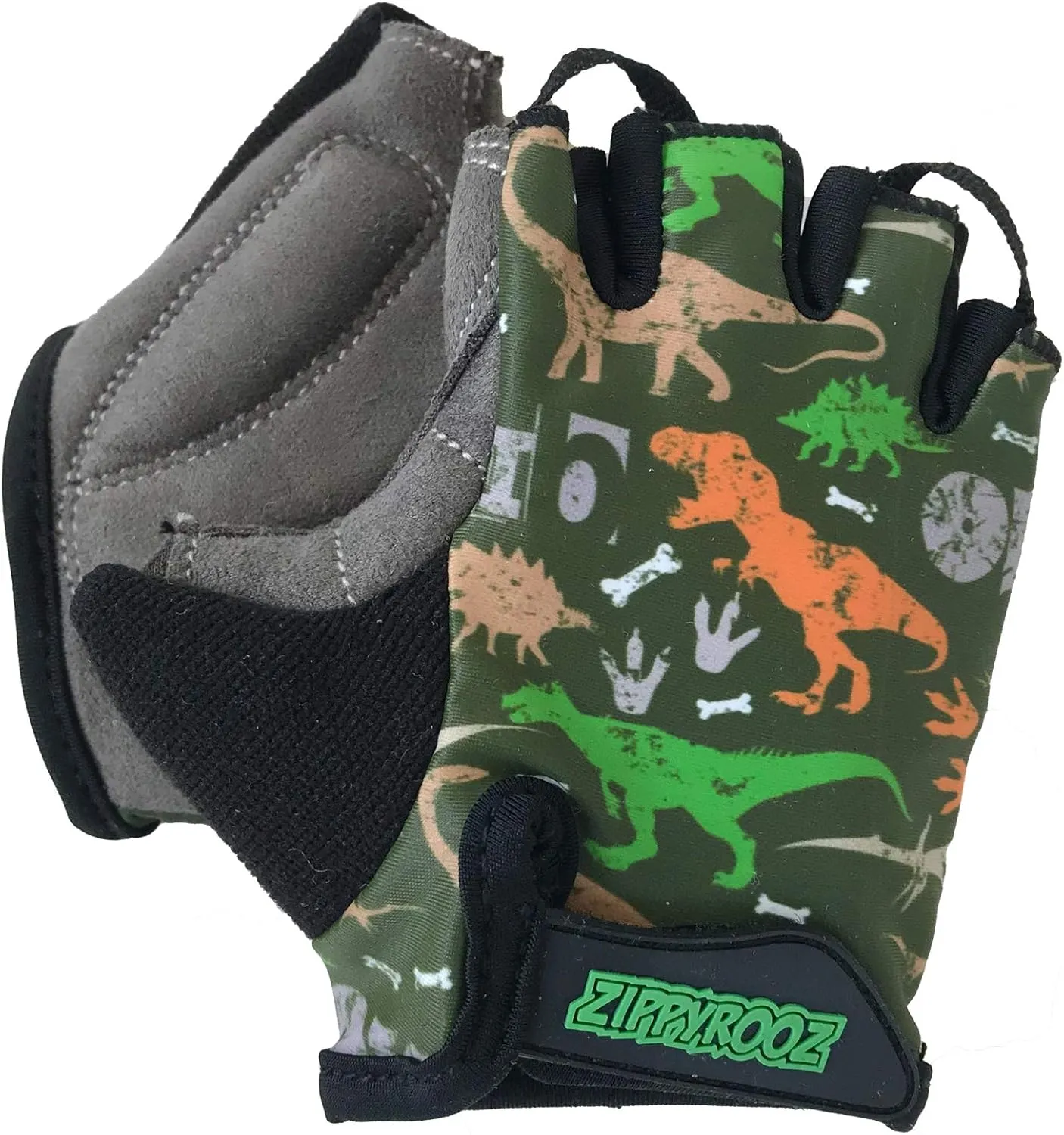 ZippyRooz Toddler & Little Kids Bike Gloves for Balance and Pedal Bicycles for Ages 1-8 Years Old. 8 Designs for Boys & Girls